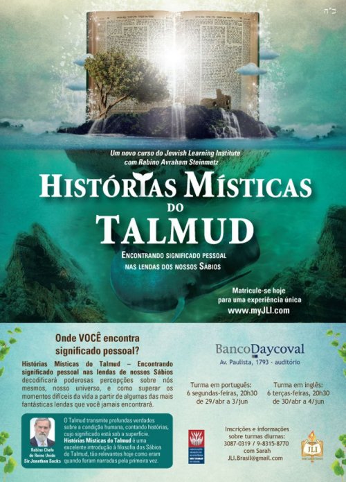 JLI: Novo Curso - Histórias Místicas do Talmud