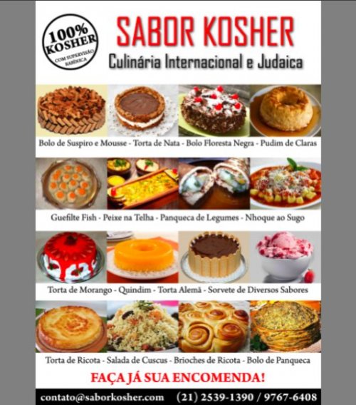 SABOR KOSHER CATERING IN RIO DE JANEIRO - DELIVERY TO YOUR HOTEL