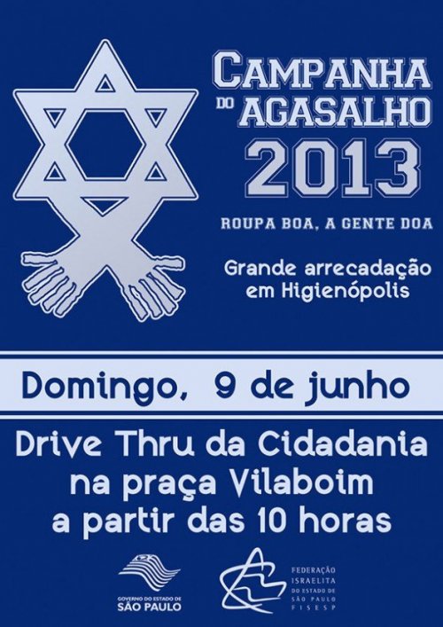 FISESP: Domingo 09 de Junho 2013 - Campanha do Agasalho em HIGIENOPOLIS