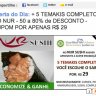 NUR PROMO GFU: + 5 TEMAKIS COMPLETOS DO NUR - 50 a 80% de DESCONTO - CUPOM POR APENAS R$ 29