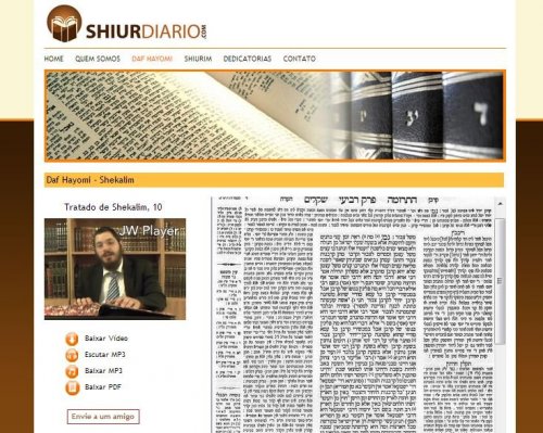 DAF YOMI em Portugues - Shiur de Massechet Shekalim por R. Ely Korik