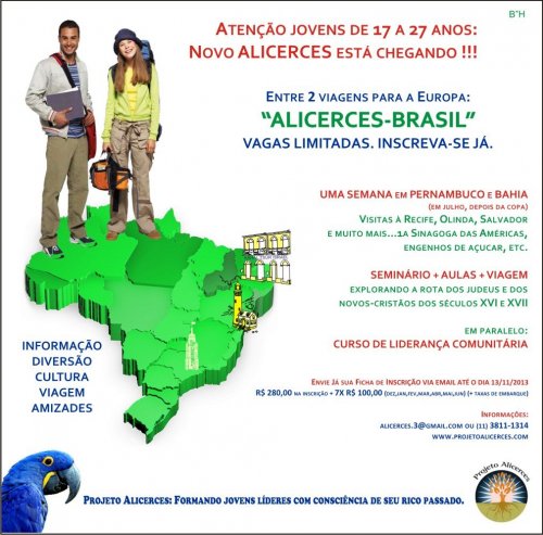 Alicerces Brasil: Para Jovens entre 17 e 27 Anos