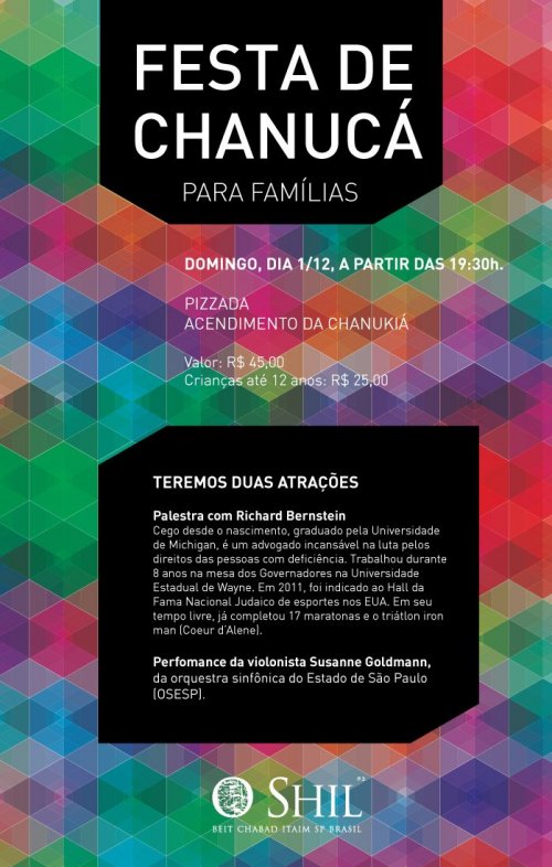 O Shil: Chanuká para Famílias com Pizzada