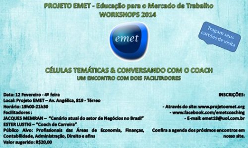 Workshop Projeto EMET