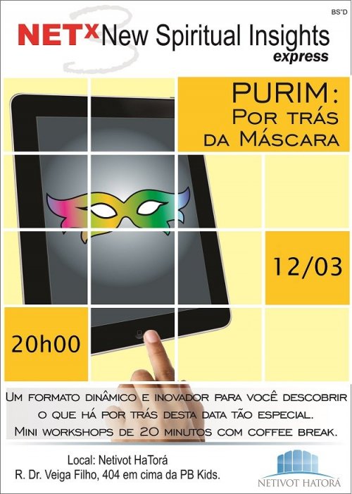 NETx - Purim, Por trás da Máscara, no Netivot Hatorá