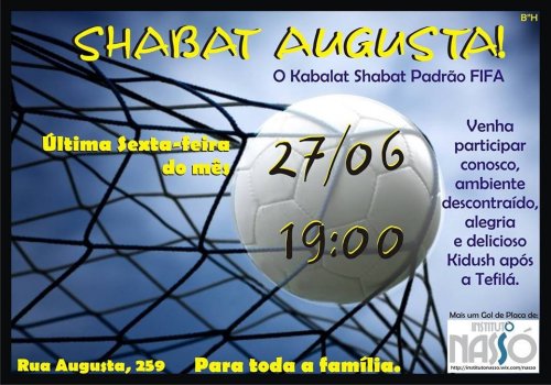 Kabalat Shabat Especial no Instituto Nasso (Augusta)