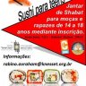 Kabalat Shabat com Sushi para Teens, na Sinagoga Knesset Israel