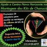 Montagem de Kits de Chanuká no Centro Novo Horizonte