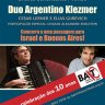 Duo Argentino Klezmer - Celebração 10 Anos BAIT - Seu ingresso pode virar uma passagem !!!!