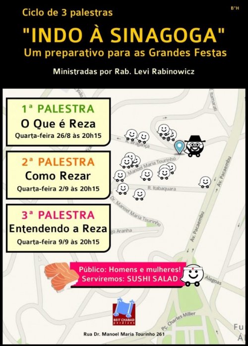 Prepare-se para as Grandes Festas 2015 com o Beit Chabad de Perdizes