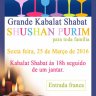 Centro Novo Horizonte: Kabalat Shabat Shushan Purim com Jantar