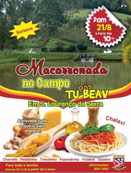 Tsivot Hashem: Macarronada no Campo, Pós Tu B´Av