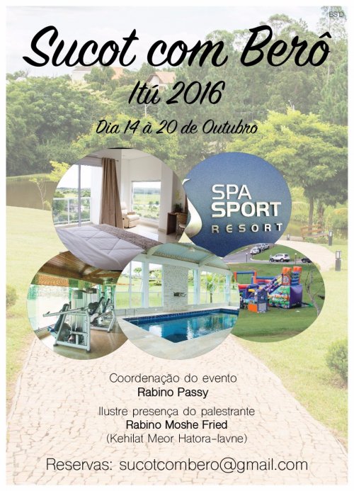 Sucot com Bero 2016 - SPA SPORT & RESORT - ITU SP