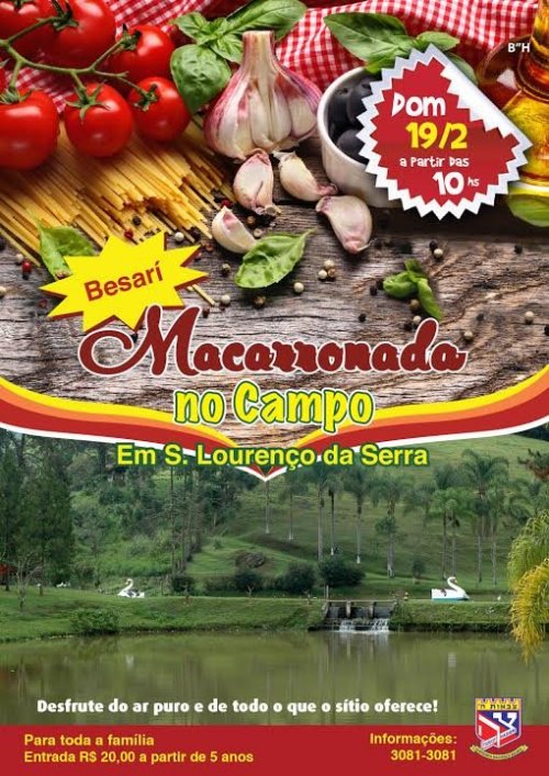 Tsivot Hashem Convida: Macarronada no Campo