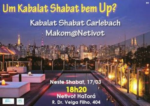 Makom e Netivot Hatorá: Kabalat Shabat Carlebach