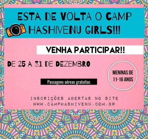 Camp Hashivenu Girls