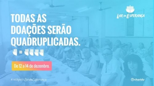 Charidy Lar da Esperança: Doações Quadruplicadas no Combate à Fome