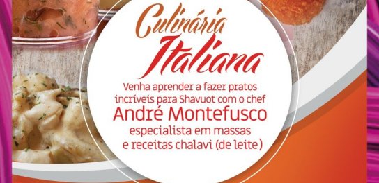 Curso de Culinária Italiana na Shaarei Biná